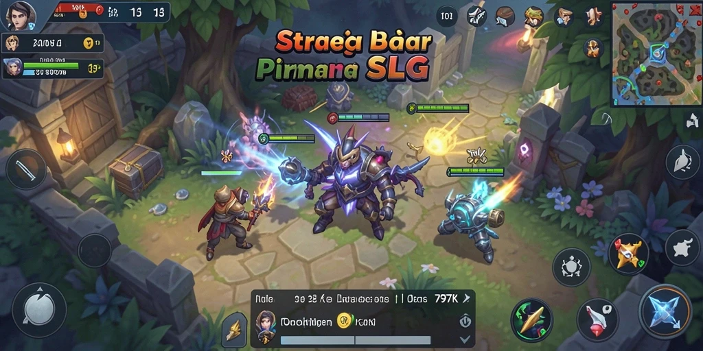 Screenshot gameplay menampilkan pertempuran strategis di 797K.