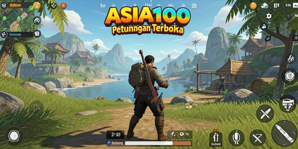 Tampilan gameplay <strong>ASIA100</strong> yang memukau dalam dunia terbuka.