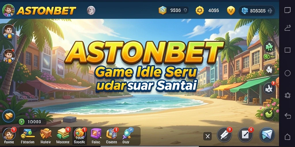 Screenshot gameplay ASTONBET menampilkan aksi seru dalam permainan Idle.