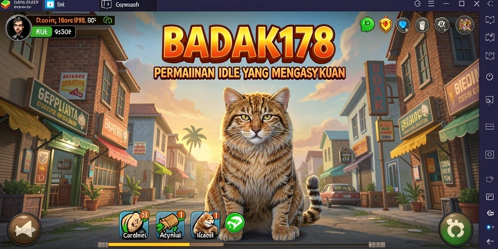 Tampilan menarik dari gameplay BADAK178 yang santai.