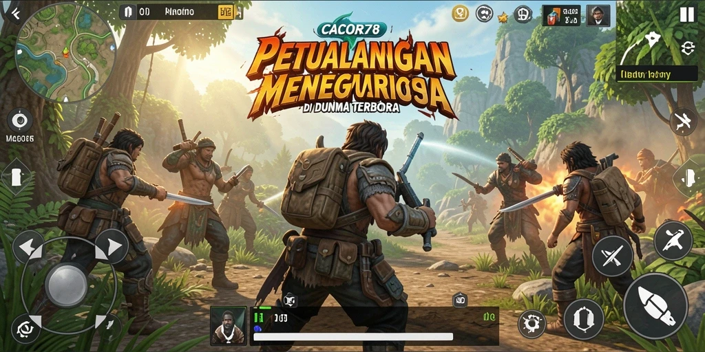 Tangkapan layar utama menampilkan gameplay menarik CACOR78 yang penuh aksi.