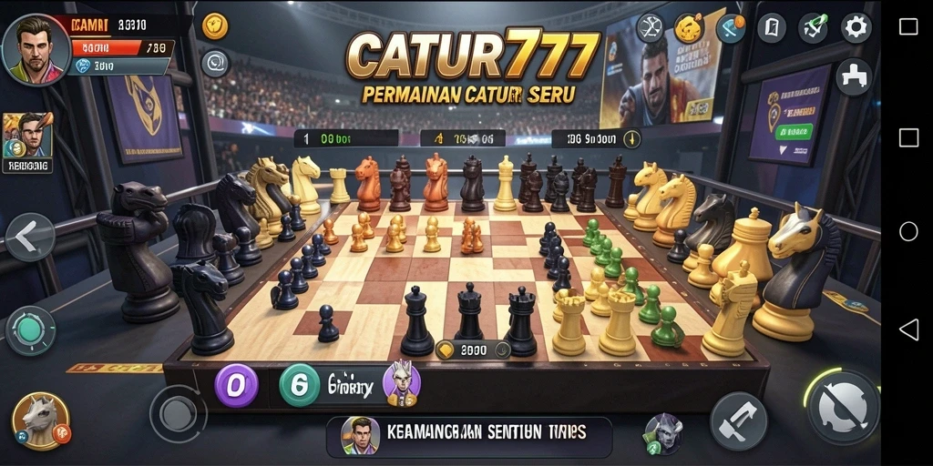 Tampilan menarik dari gameplay CATUR777 yang seru dan menantang.