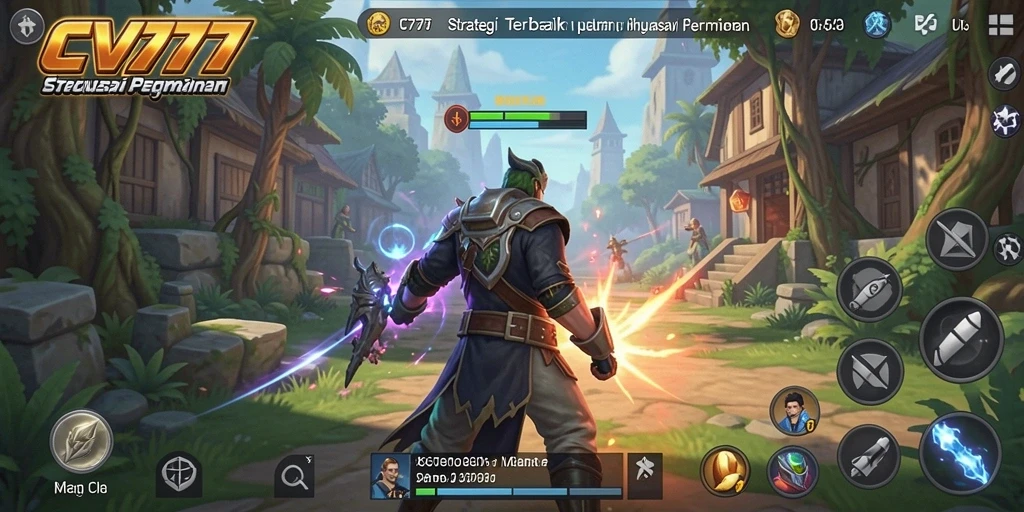Tampilan menarik dari gameplay strategi CV777 dengan pertempuran seru.