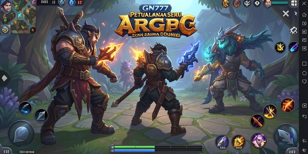 Gameplay seru ARPG dengan aksi epik dan karakter yang dinamis.