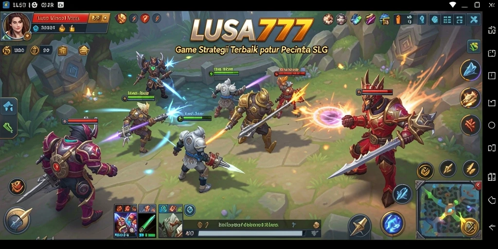 Tampilan gameplay LUSA777 yang menarik dan penuh strategi.