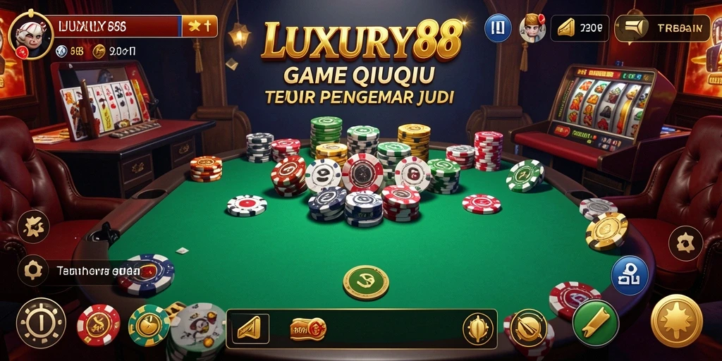Tampilan gameplay menarik pada LUXURY88 saat bermain QiuQiu.