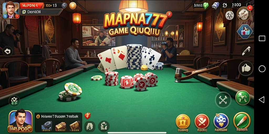 Screenshot gameplay seru dari MAPNA777 saat bermain QiuQiu.