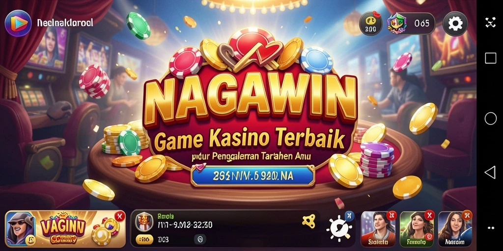 Tampilan gameplay Kasino yang seru di NAGAWIN.