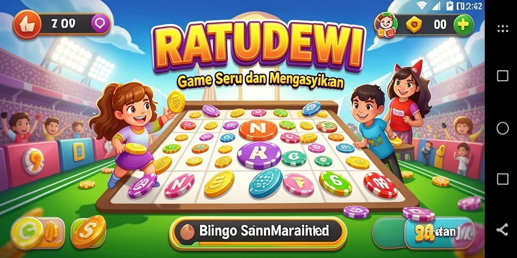 Screenshot gameplay RATUDEWI yang menampilkan keseruan permainan Bingo.