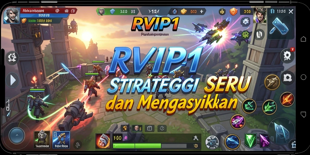 Screenshot utama RVIP1 menampilkan aksi intens dalam permainan strategi.