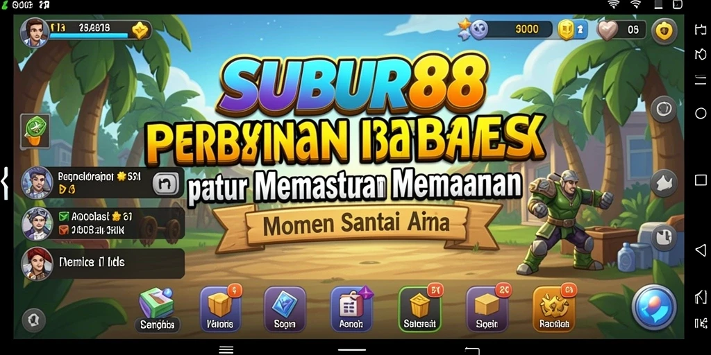 Tangkapan layar SUBUR88 menampilkan kebun yang indah dan tanaman yang berkembang.