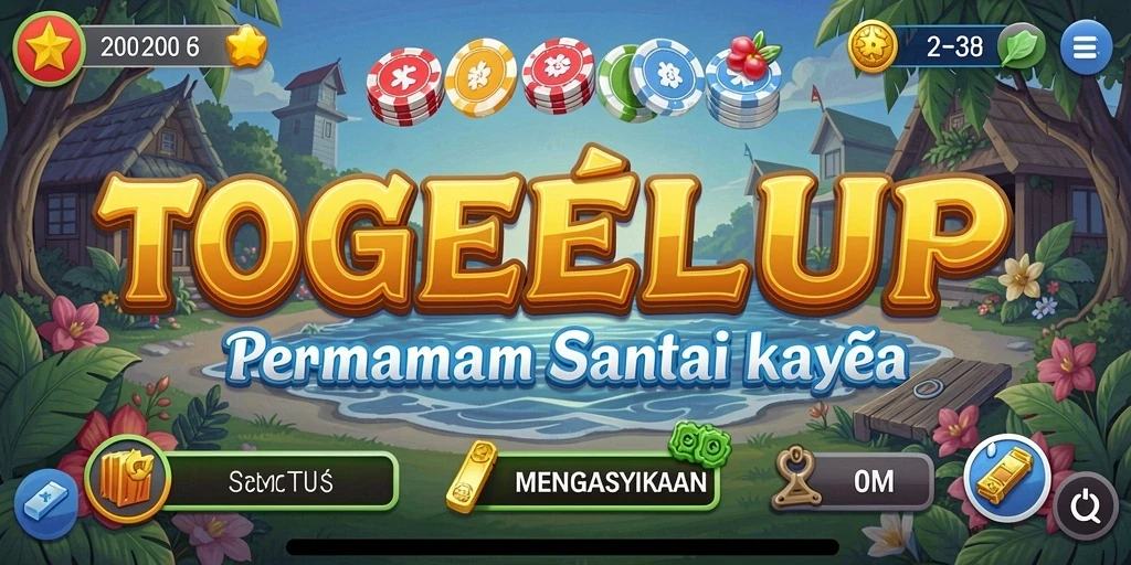 Tampilan gameplay TOGELUP yang mengasyikkan dan interaktif.