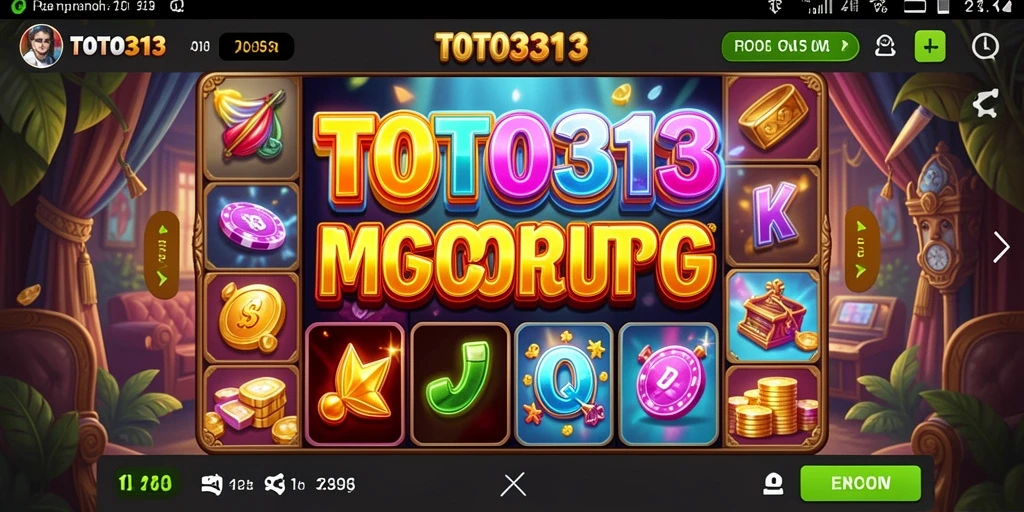 Screenshot TOTO313 menampilkan grafik menarik dan gameplay yang seru.