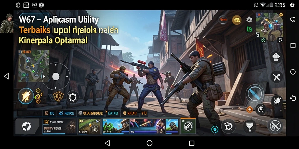 Screenshot utama W67 menampilkan fitur pembersihan dan optimasi yang canggih.