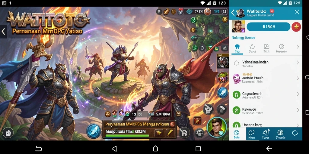 Tampilan gameplay menarik di WATITOTO dengan banyak aksi seru.